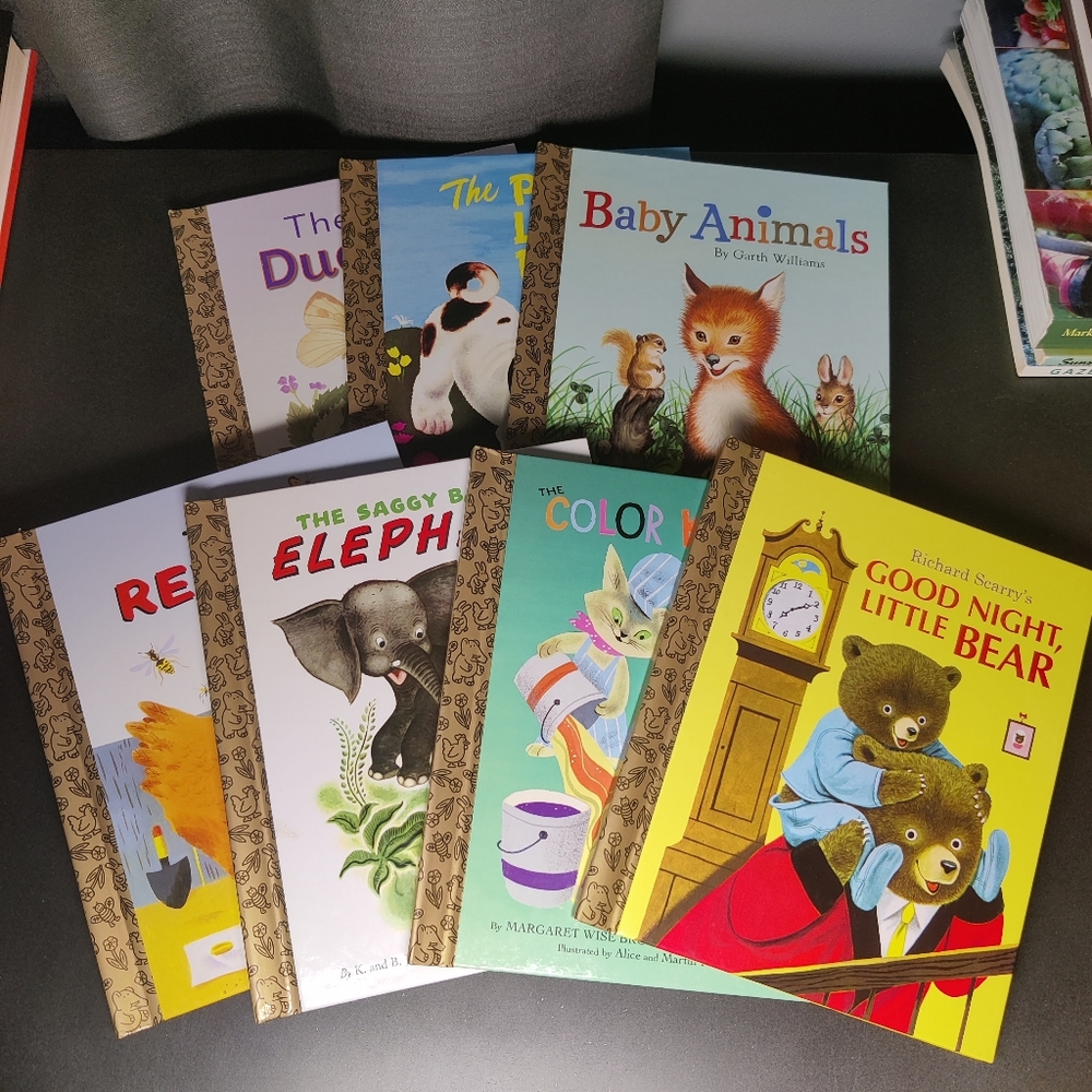 Lot of 7 Little Golden Books